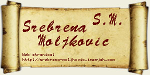 Srebrena Moljković vizit kartica